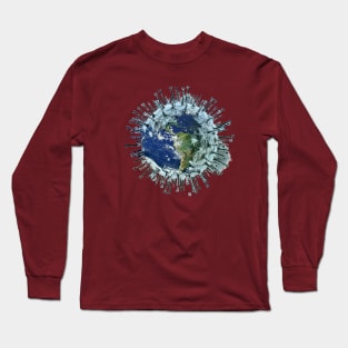 Corona Virus Pandemic Long Sleeve T-Shirt